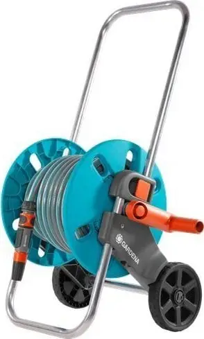 Karrocë tambur për zorrë uji Gardena AquaRoll S Set, 20m, 13mm, blu