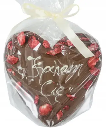 Çokollatë zemër M.Pelczar Chocolatier I Love You, qumështi, me fruta të thata, 130g