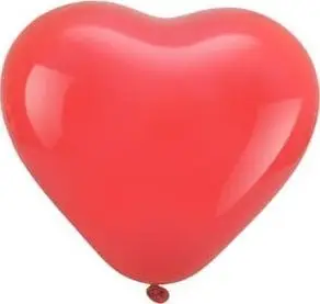Balon zemre Arpex, latex, e kuqe
