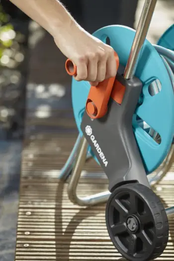 Karrocë zorrë uji Gardena CleverRoll S, 20m, Ø12.5mm, gri kaltërosh