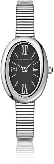 Orë dore për femra Emily Westwood Emily Oval Silver EHX-5810S, e argjendtë
