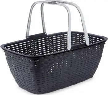 Shportë rrobash Orion, 35L, plastike, e zezë