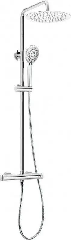 Set dushi Deante NAC 04OT, termostatik, 3 rryma uji, krom