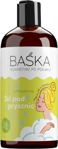 Xhel dushi Baśka Cosmetics Little Apple, me aromë molle jeshile, hidratues