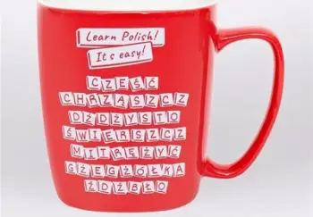 Filxhan qeramike Nadwyraz.com Learn Polish Its Easy, 330ml, i kuq