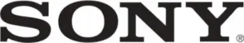 Logo zyrtare Sony, format digjital, me sfond transparent, e zezë