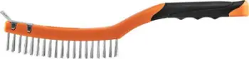 Furçë teli Neo Wire, çelik inox, 3x19 rreshta, me skreper