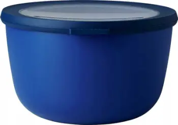 Enë ruajtëse Mepal Cirqula Round, plastike, me kapak, blu