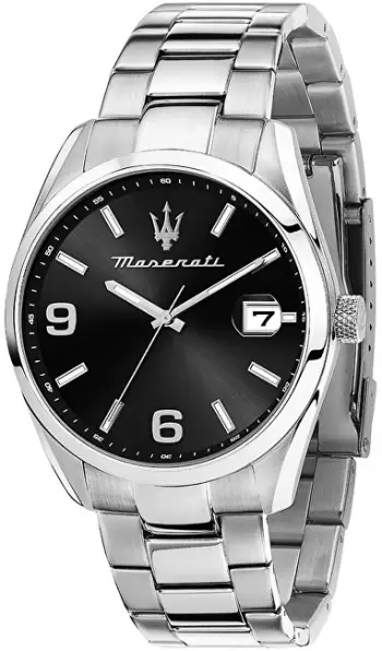 Orë dore për meshkuj Maserati Attrazione R885315007, e argjendtë