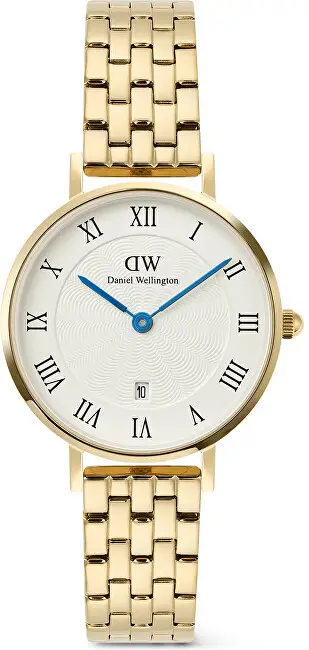 Orë për femra Daniel Wellington Petite 28, e artë