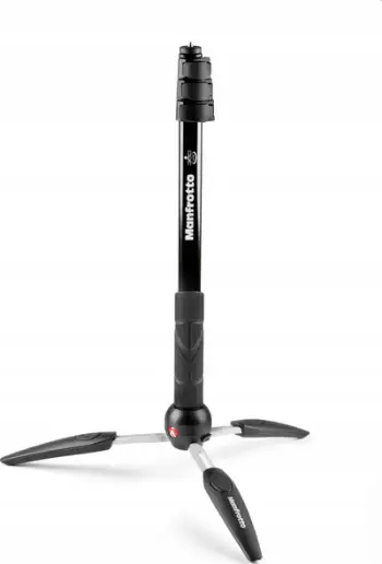 Kit tripod për VR Manfrotto VR Pixi Evo, alumini, 4 seksione, i zi