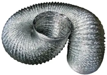 Gyp fleksibël ventilimi Awenta KF125-30, diametër 125mm, gjatësi 3m, argjendtë