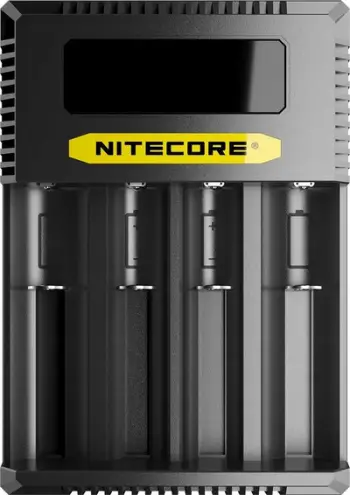 Karikues universal baterish Nitecore Ci4, 4 slote, USB C, i zi