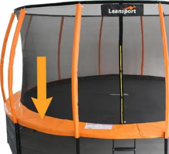 Mbulesë sustash për trampoline LEAN SPORT BEST, 16ft, blu