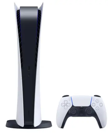 Konzolë Sony PlayStation 5 Digital Edition, 825GB, e bardhë/ zezë