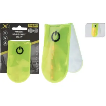 Klip magnetik me LED Koopman Neon, reflektues, 4 LED, jeshil neon