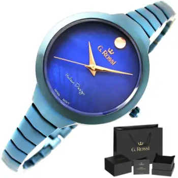 Ora dore për femra G.Rossi, mekanizëm quartz Miyota, 34mm, argjendtë