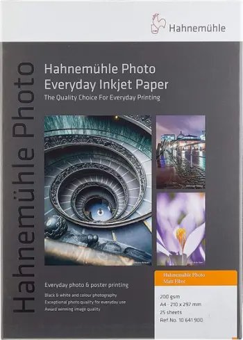 Letër fotografike Hahnemühle për printer A4, 25 copë