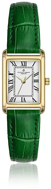 Orë për femra Frederic Graff Ellington Steel FFFN-BC006Q18G, e gjelbër