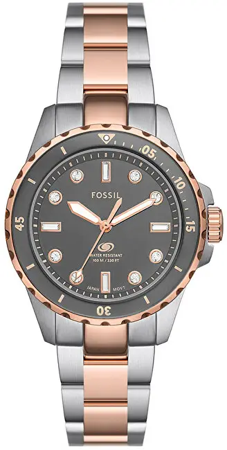 Orë për femra Fossil Blue Dive ES5348, dyngjyrëshe
