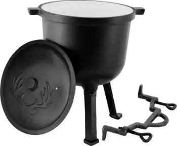 Tigan gjuetie gize Zilner ZL-5504, 8L, me emajl, i zi