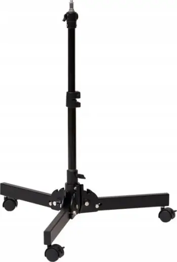 Stativ studio GlareOne Mini Glide, me rrota, i ulët, i zi