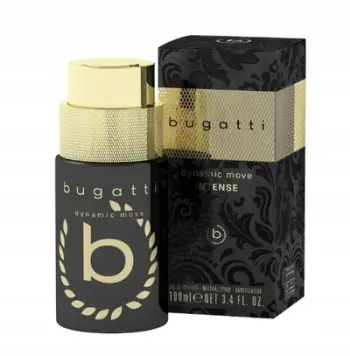 Parfum për burra Bugatti Dynamic Move Intense, Eau de Parfum, 100ml, i zi