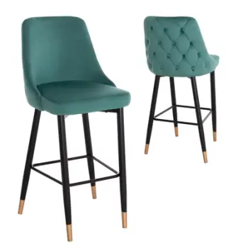 Set karrige bari Serenity HM8519.03, kadife, 110cm, jeshile
