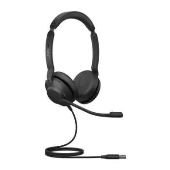 Kufje me mikrofon Jabra Evolve2 30, USB A, stereo, të zeza