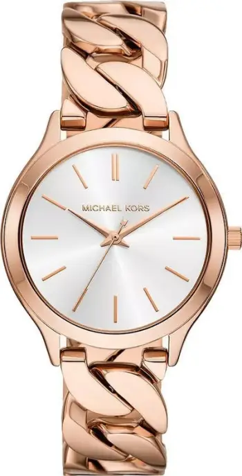 Orë dore Michael Kors Runway, 38mm, quartz, rozë gold