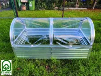 Kapak kopshti Baumera Classic Garden 3075150D, për shtrat të ngritur, 1510x780x440 mm, transparent