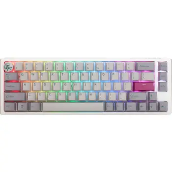 Tastierë gaming Ducky One 3 Mist Grey SF, mekanike MX Speed Silver, RGB, gri