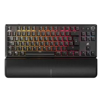 Tastierë gaming Corsair K70 CORE TKL Wireless RGB, mekanike MLX Red, ISO DE, e zezë