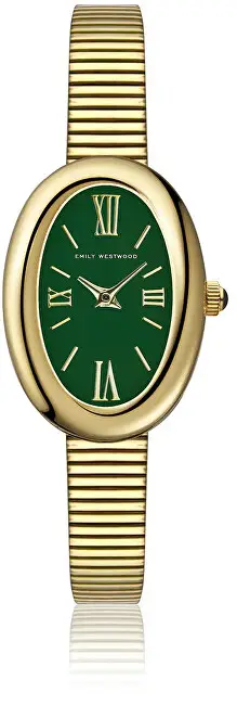 Orë dore për femra Emily Westwood Oval Gold EHZ05810G, e artë