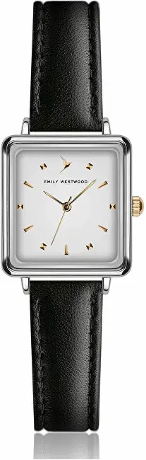 Orë dore për femra Emily Westwood Emy Silver EHB-BS001Q14S, e zezë