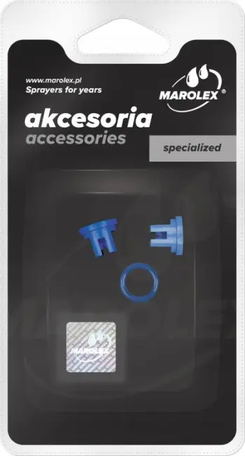 Set gryka spërkatëse Marolex Axel H A013.163, 2 copë, 45° dhe 110°, blu