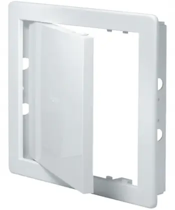 Derë inspektimi plastike Awenta DT22, 10x10 cm, ABS, e bardhë