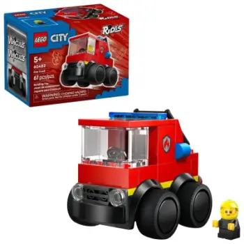 Set lodër LEGO City Fire Truck 60482, 67 pjesë, 5+, i kuq