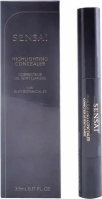 Korrektor ndriçues Sensai Highlighting Concealer HC03 Luminous Almond, 3.5ml, mbulim i lehtë, ngjyrë bajame