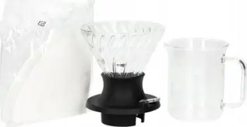 Përgatitës kafeje Hario V60 Switch, madhësia 02, 200ml, transparent