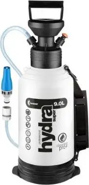 Spërkatës presioni Kwazar Hydra Super 9L, profesional, për kimikate, i bardhë