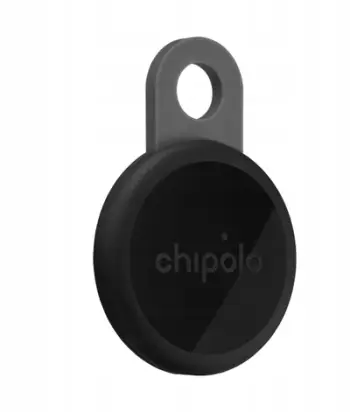 Tag gjurmues Chipolo LOOP, i ripërtriçëm, kompatibil me Apple Find My dhe Android, charcoal