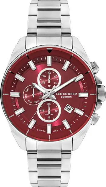 Orë dore për meshkuj Lee Cooper LC07830.380, e argjendtë