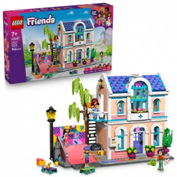 Set LEGO Friends Liann's House 42687, shtëpi me dy kate, lojë kreative ndërtimi, shumëngjyrëshe