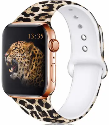 Rrip për orë të mençur 4wrist Leopard 42/44/45/49 mm