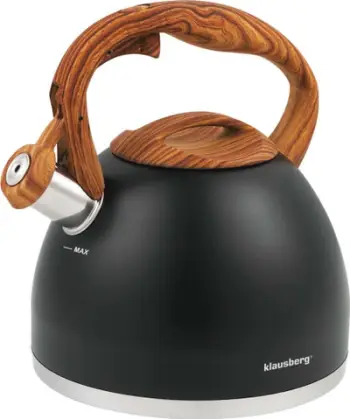 Çajnik Klausberg, 3.0L, i zi / i kaftë