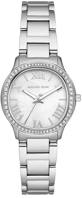 Orë dore për femra Michael Kors Sage MK4824, e argjendtë