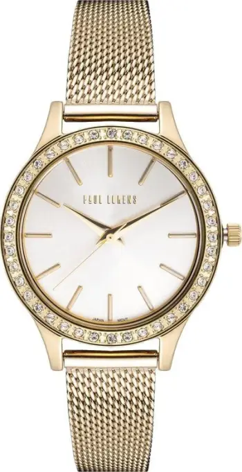 Orë dore për femra Paul Lorens ZG504b, quartz, diametër 34mm, ngjyrë ari