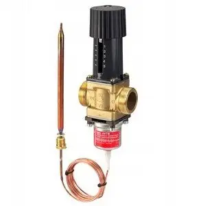 Valvul termostatike uji Danfoss AVTB, rregullator temperature, për bojler dhe ngrohje, metalike