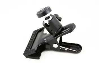 Mbajtëse kamere Massa Frog Clip Holder, kokë 3D, filetë 1/4", e zezë